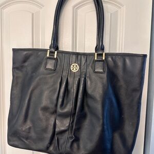 Large Tory Burch leather tote bag